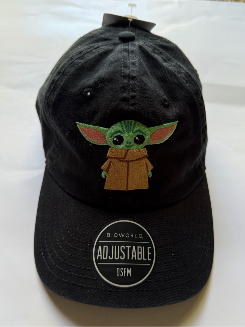Star Wars Black Baseball Cap - Embroidered Grogu “Baby Yoda”